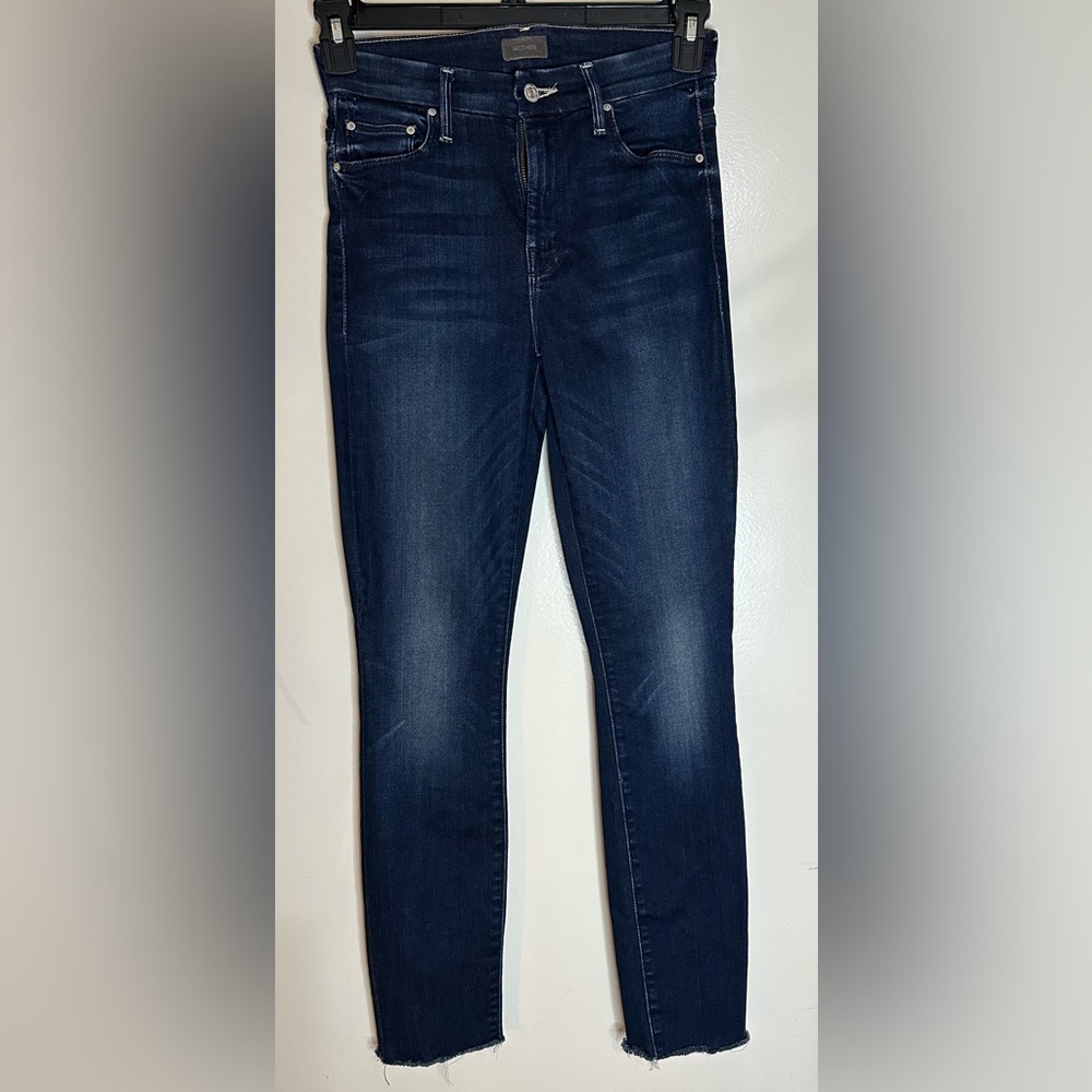 MOTHER DENIM HIGH WAISTED LOOKER ANKLE FRAY JEAN - Picture 3 of 16